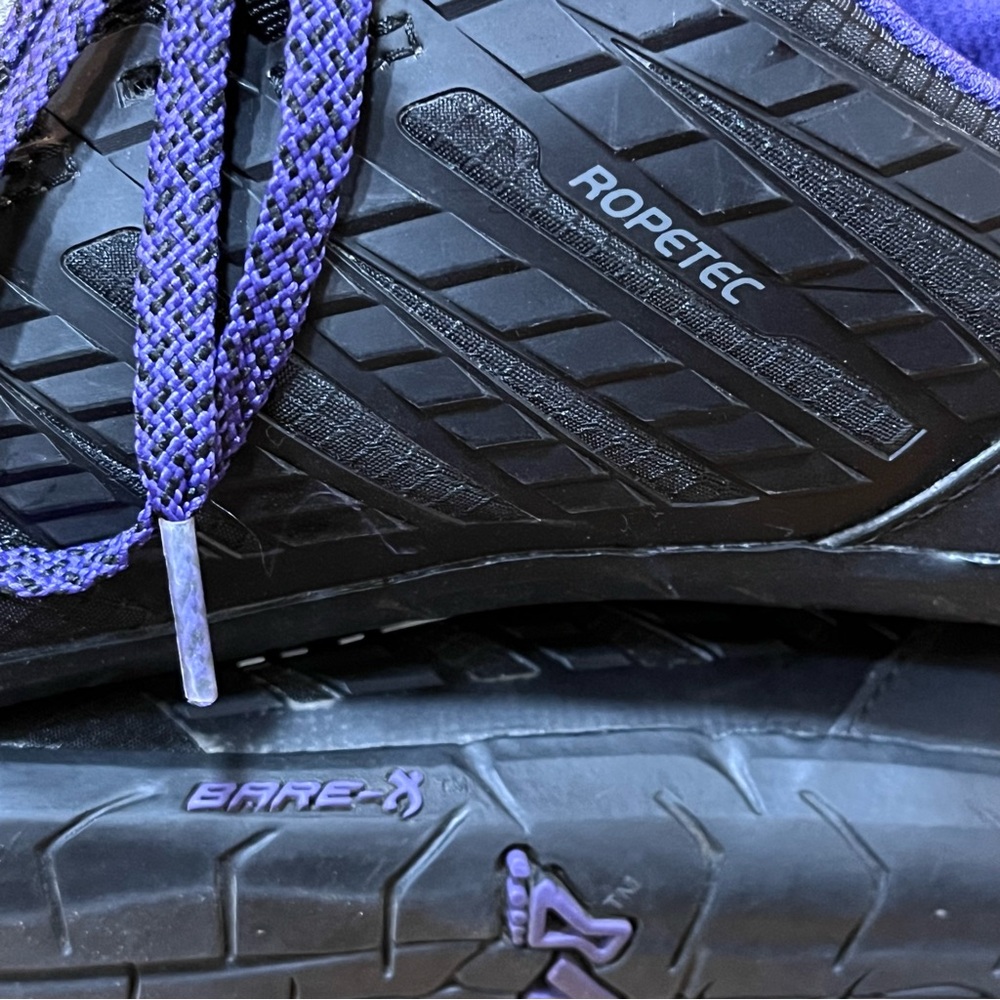 Inov-8 Bare XF Sneakers Training Shoes Black Purple Shoes Ropetec Minimal 210 V2 - Picture 4 of 14
